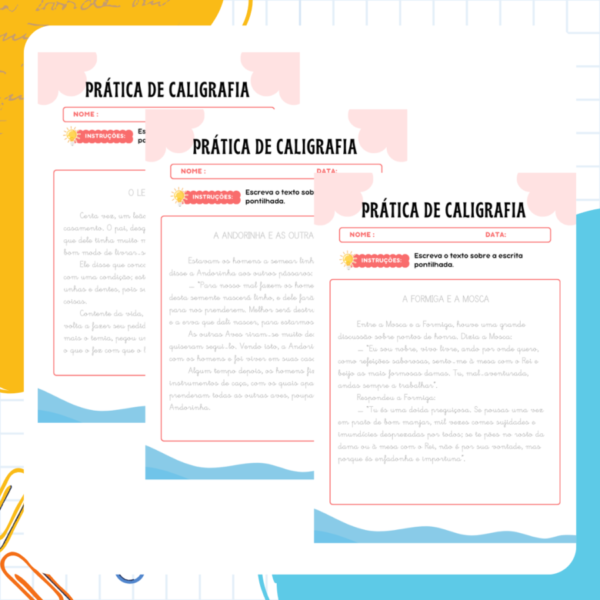 Prática de Caligrafia - Imagem 2