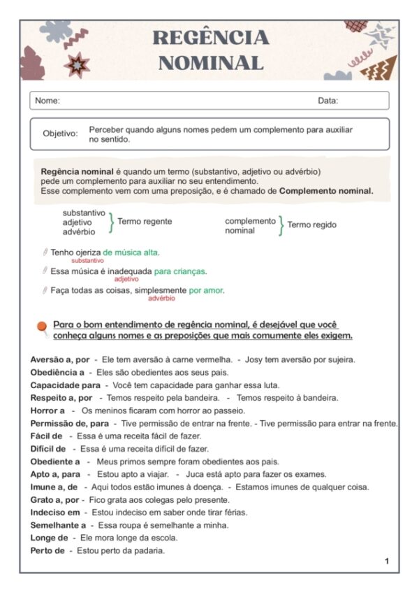 Regência verbal e nominal - Imagem 3