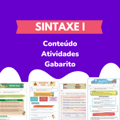 Sintaxe I