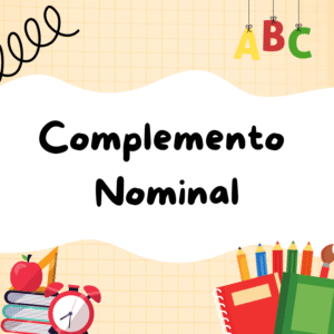Atividade de Complemento Nominal