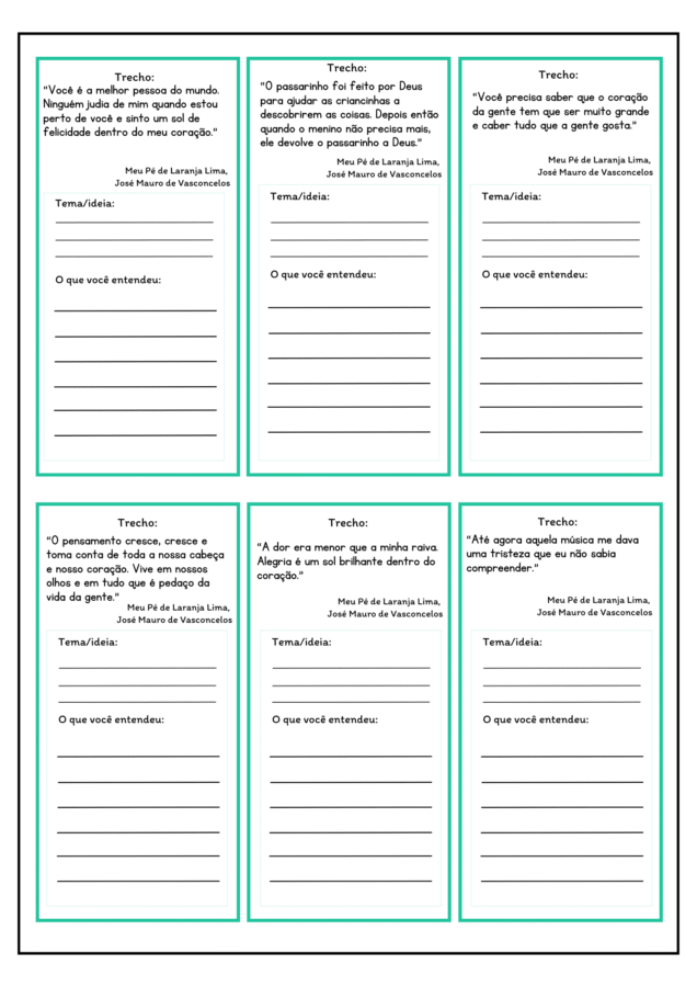 foto png Folha de atividades poemas (A4)